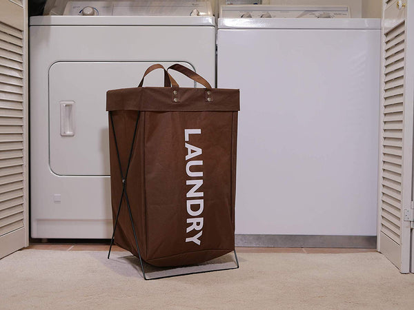 Collapsible Laundry Hamper with Wire Frame